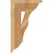Ekena Millwork Funston Traditional Rough Sawn Bracket, Western Red Cedar, 6"W x 18"D x 30"H BKT06X18X30FST01RWR - alternate 4